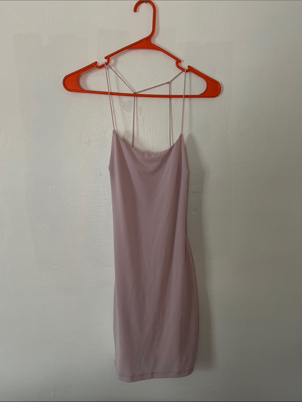 Light Pink Strappy Slip Dress